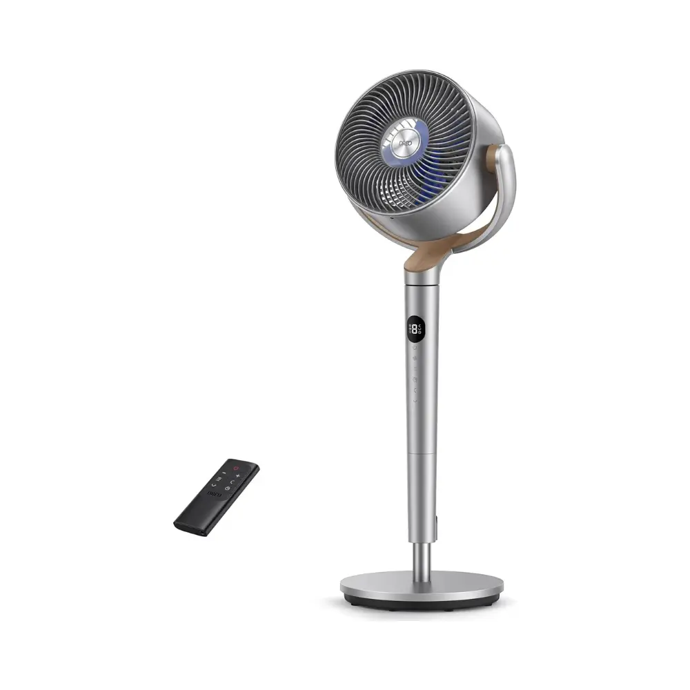 Dreo PolyFan 502 — ventilator pe picior gri — imaginea 1