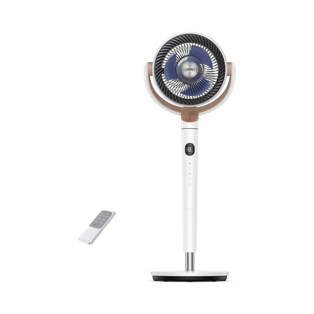 Dreo PolyFan 502 — ventilator pe picior alb — imaginea 2