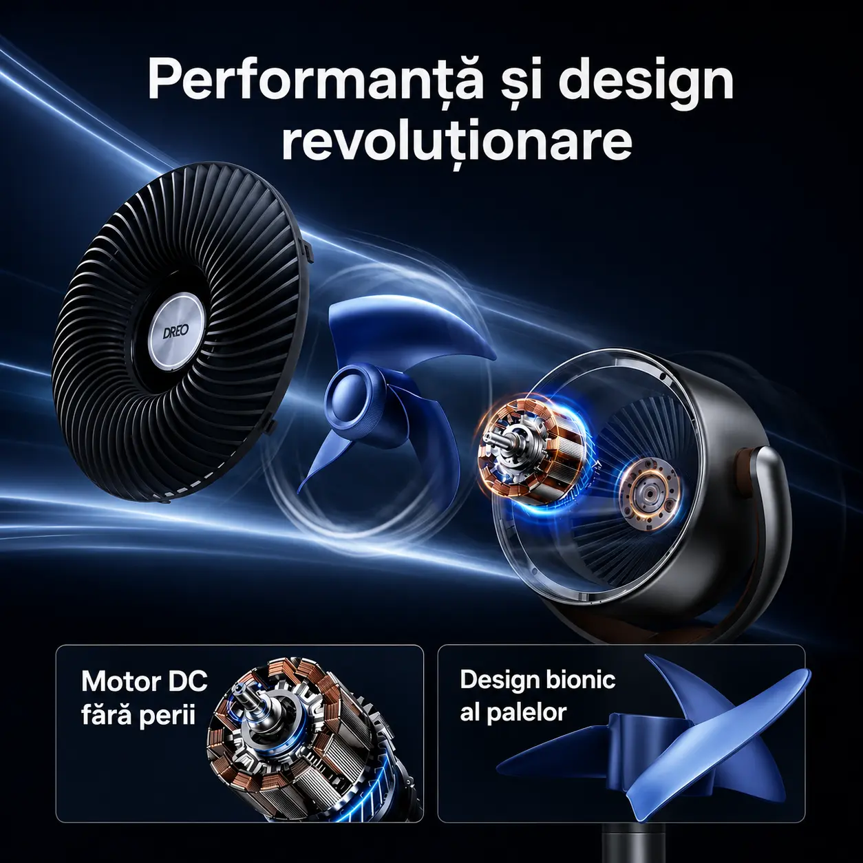 Dreo PolyFan 502 — ventilație silențioasă — imaginea 6